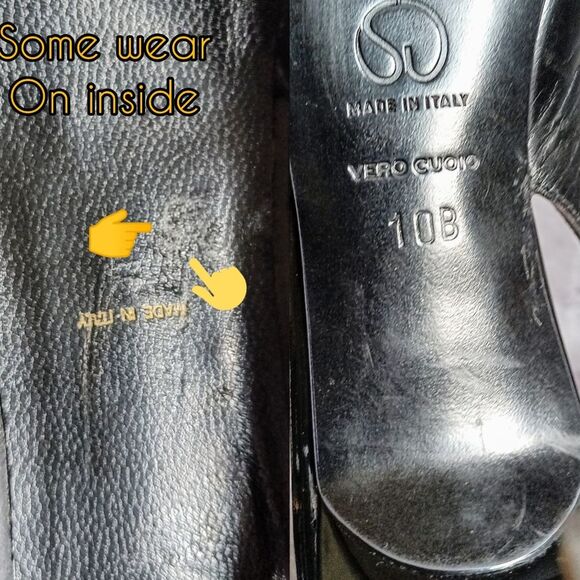 St. John Black Slingback Heels - Picture 7 of 12